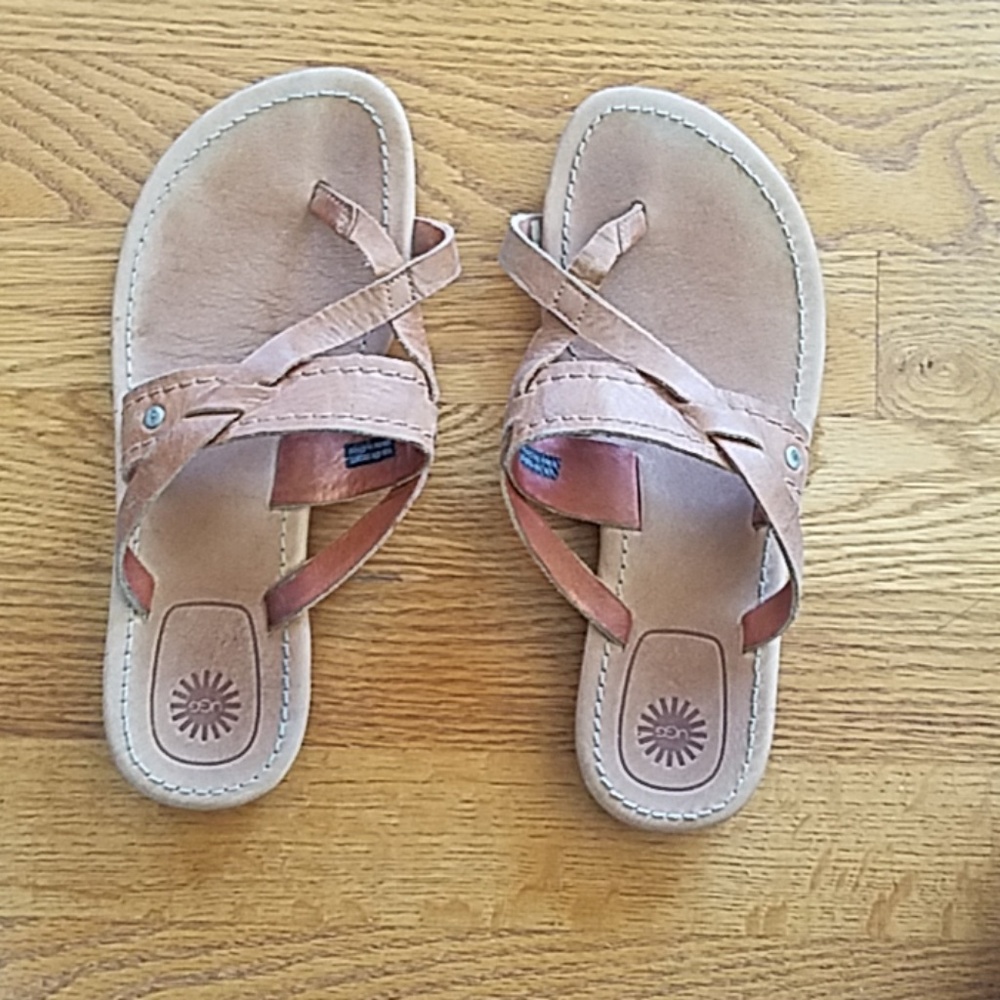 Tan sandals